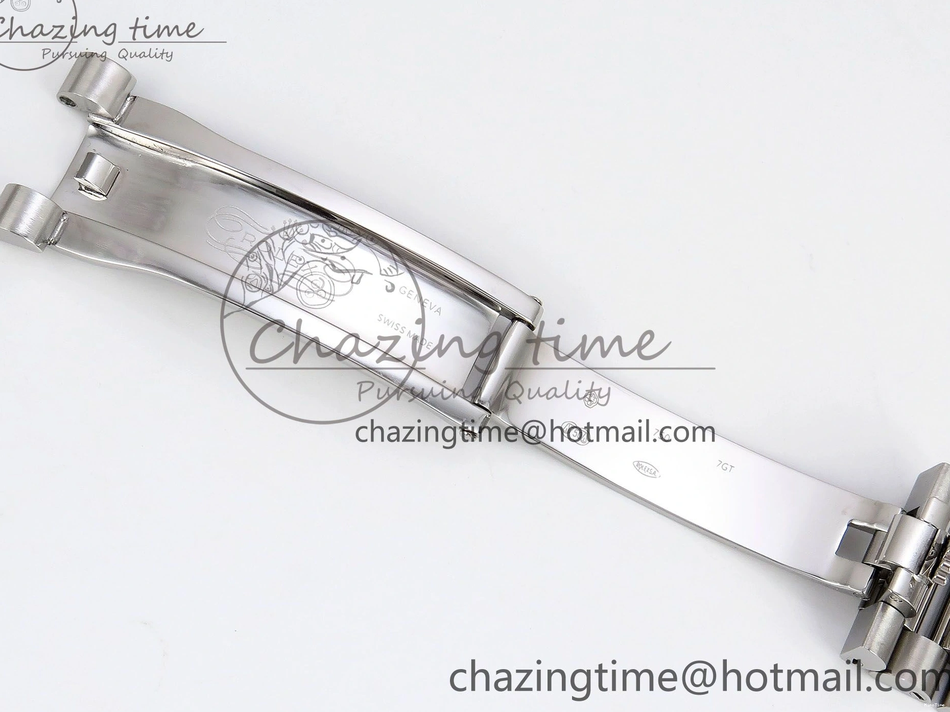 MiroTime 0418 SportInspired DayDate 40 SS JDF 904L Steel Gray Textured Stick Dial on President Bracelet VR3255 V3 (Gain Weight) 1437